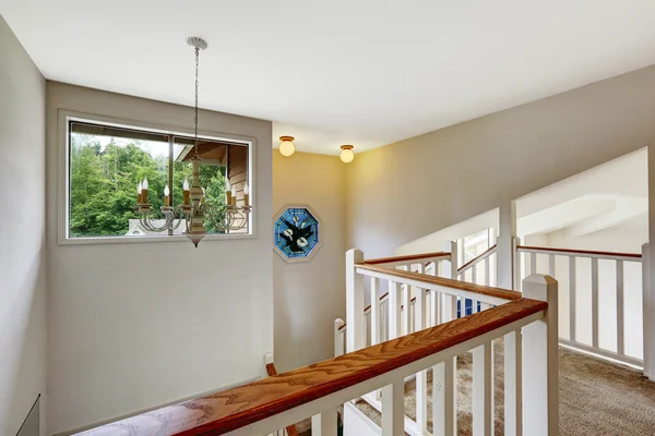 Empy house interior with upstairs deck. — Stock Photo, Image