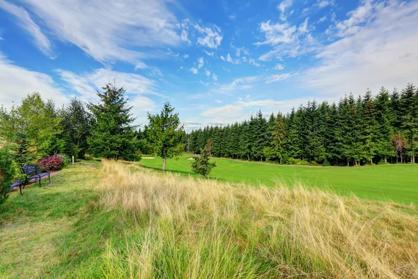 Wunderschöne Landschaft im immergrünen Washington State. Spätsommer — Stockfoto