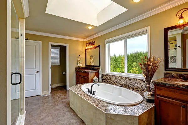 Luxury bathroom interior. — Stock Photo, Image