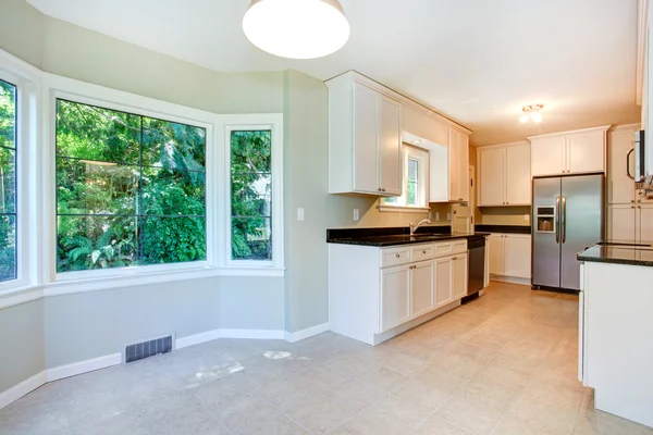 Kitchen interior with empty dining corner — Stock Photo, Image