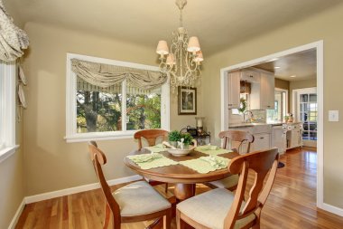 Yeşil yer paspas ile mükemmel yemek aea.