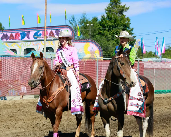 La corte real de la reina del rodeo. Ellensburg, WA . — Foto de Stock