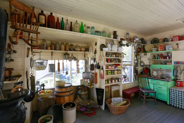 Gamla amerikanska store på rättvis rgrounds museum. Ellensburg. — Stockfoto