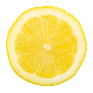izole limon dilimi