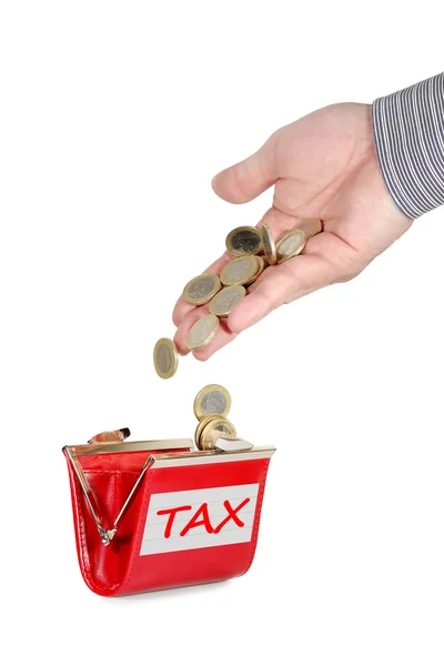 Сбережения на налоги — стоковое фото