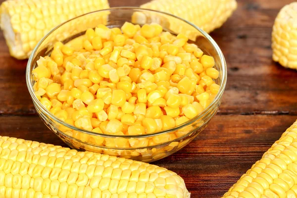 Bowl of corn — Stock Photo, Image