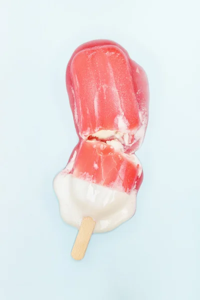 Smält popsicle närbild — Stockfoto