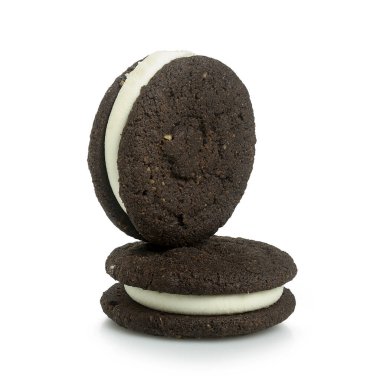 Beyaz yulaflı çikolatalı kurabiyeler.