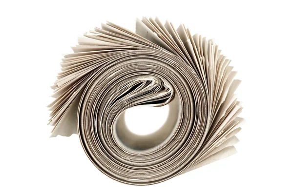 Newspaper roll — Stock Photo, Image