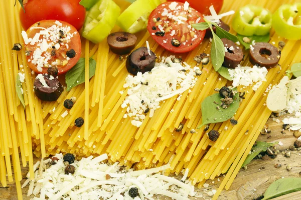 Spaghetti preparation — Stock Photo, Image