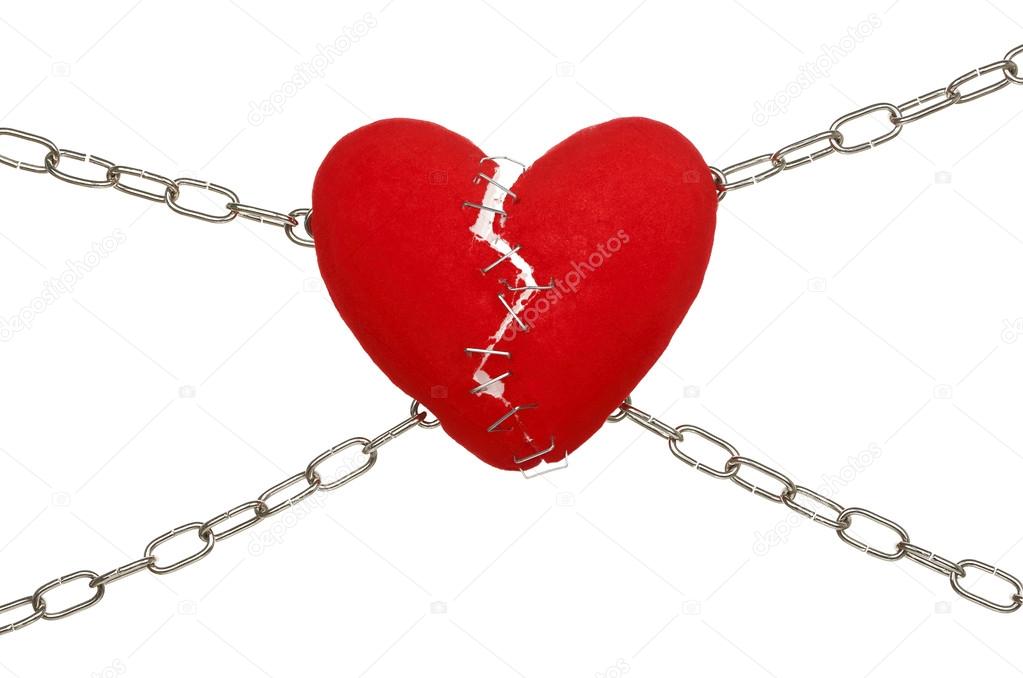 Chained heart Stock Photo by ©costasz 53399967