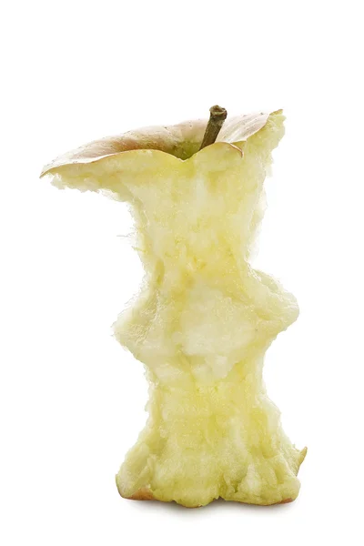 Ätit äpple — Stockfoto