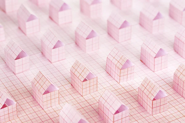 Casas de papel — Foto de Stock