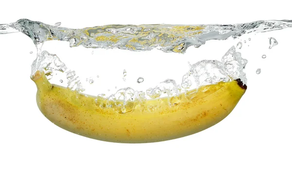 Plátano en el agua — Foto de Stock