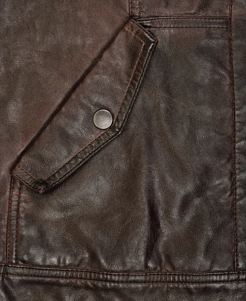 Deri ceket cep — Stok fotoğraf