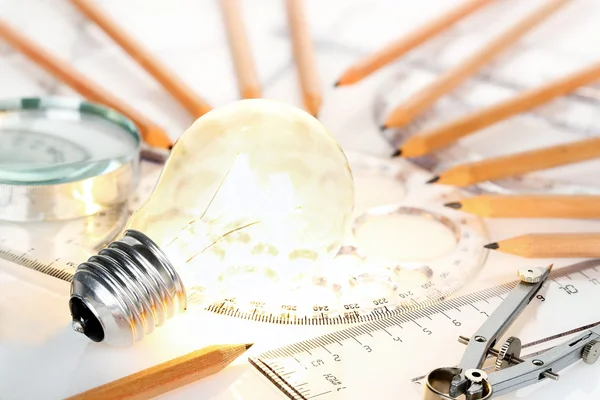 Light bulb idea concept — Stock Photo, Image