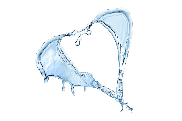 Воды брызги сердца Стоковое Фото