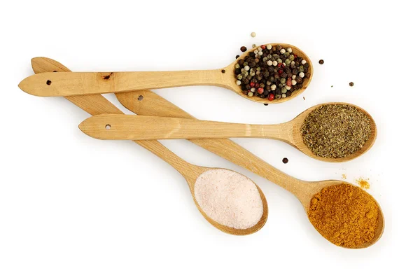 Spices on white — Stock Photo, Image