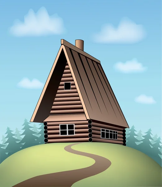 Log cabin Stock Vector