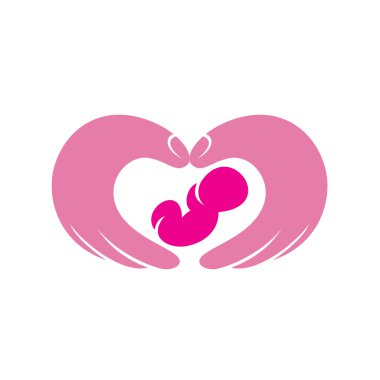 Yeni doğan bebek el simgesi, doğum ve Bebek Bakımı konusunda yalan 