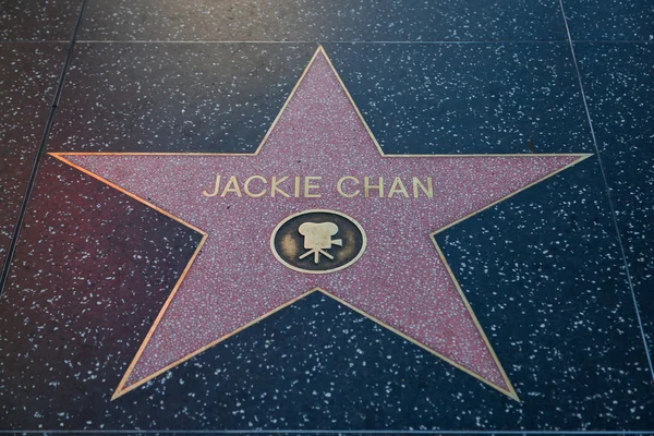 Jackie Chan Estrela de Hollywood — Fotografia de Stock