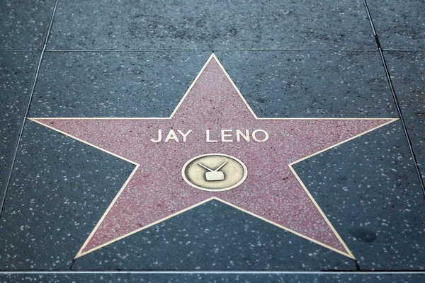 Jay Leno Hollywood yıldızı — Stok fotoğraf
