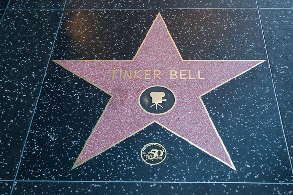 Звезда Голливуда Тинкер Белл — стоковое фото