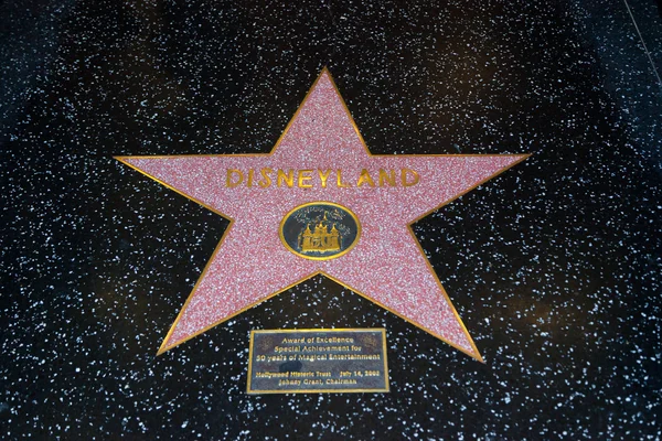 Disneyland Estrela de Hollywood — Fotografia de Stock