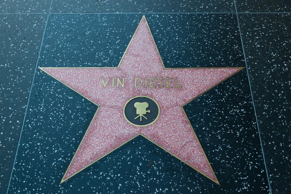 Vin Diesel Hollywood Star — Stockfoto