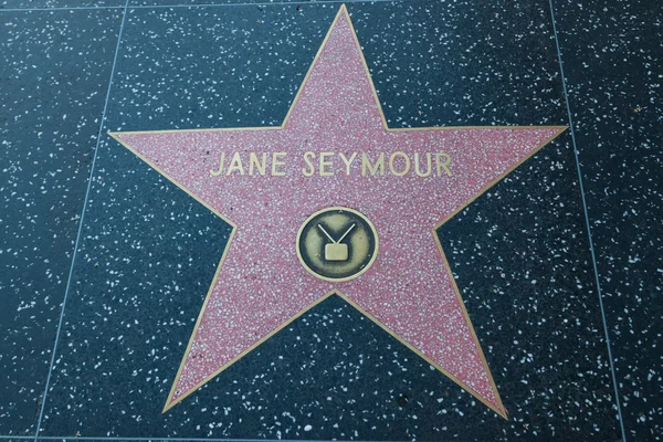 Звезда Голливуда Джейн Сеймур — стоковое фото