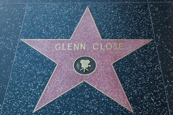 Glen Close Estrela de Hollywood — Fotografia de Stock