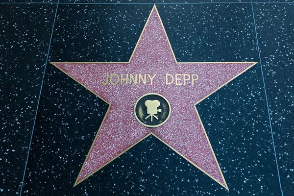 Johnny Depp Hollywood-tähti — kuvapankkivalokuva