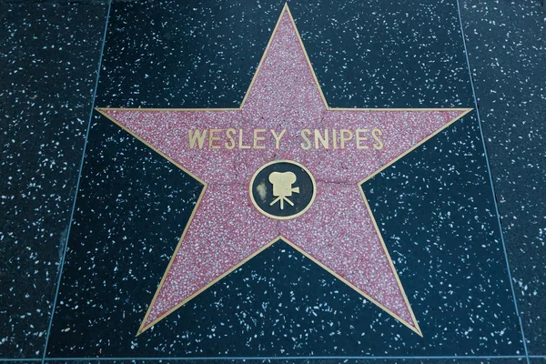 Wesley Snipes Estrela de Hollywood — Fotografia de Stock