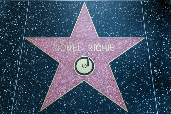 Onel richie hollywood star — Stockfoto