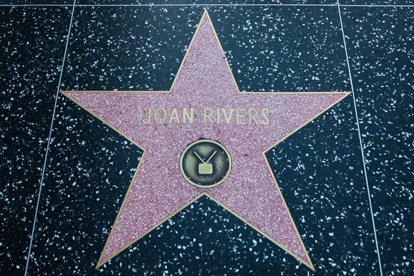 Joan Rivers Estrela de Hollywood — Fotografia de Stock