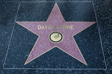David Bowie Hollywood yıldızı