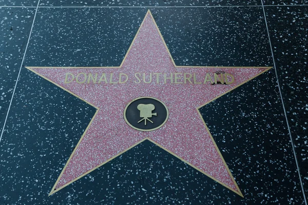 Donald Sutherland hollywoodi sztár — Stock Fotó