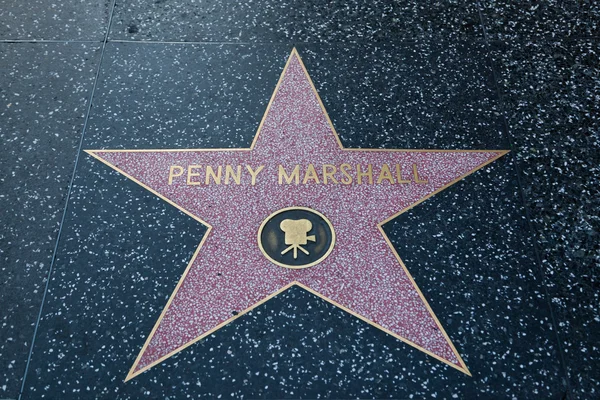 Penny Marshall Estrela de Hollywood — Fotografia de Stock