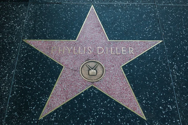 Phyllis Diller Hollywood Star — Zdjęcie stockowe