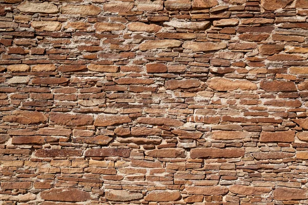 Section Well Build Ancient Rock Wall Anasazi People Lit Afternoon — Stock Photo, Image