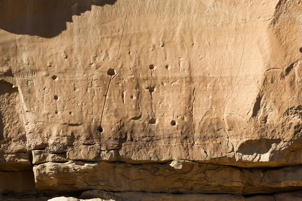 Chaco Canyon New Mexico Usa September 2014 Ένας Μεγάλος Ψαμμίτης — Φωτογραφία Αρχείου