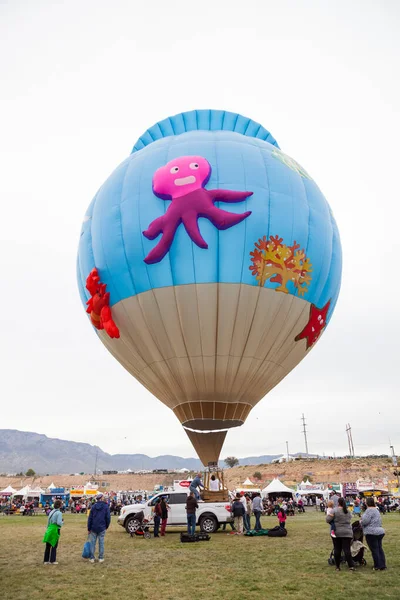 Albuquerque New Mexico Usa Ekim 2014 Okyanus Temalı Bir Balon — Stok fotoğraf