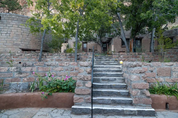 Modern Buildings Built Pueblo Style Serve Visitors Center Gift Shop — Stock Photo, Image