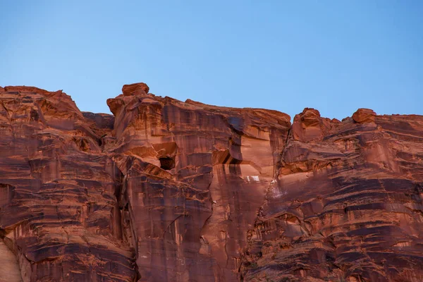 Una Abertura Ventana Tallada Una Pared Piedra Arenisca Antigua Para — Foto de Stock