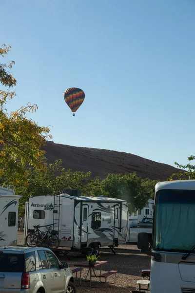 Sida Arizona Usa Oktober 2014 Varmluftsballong Som Ingår Powell Ballongen — Stockfoto