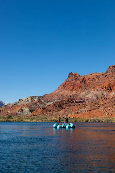 Glen Canyon Arizona Usa October 2014 Tour Guide Poses Picture — Stock Photo, Image