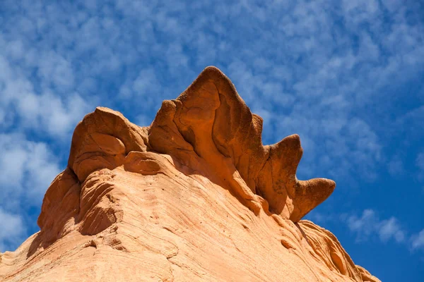 Unikalne Eroded Rock Cechy Page Shores Amfiteatr Miękkim Świetle Popołudniowym — Zdjęcie stockowe