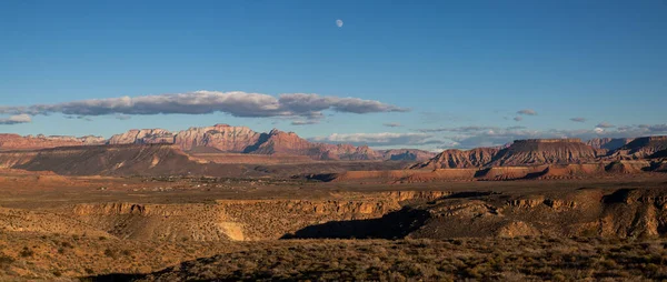 Vue Sur Les Parcs Nationaux Sion Paysage Montagnes Érodées Avec — Photo