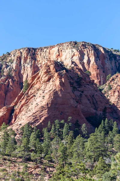 Ridge Red Layered Sandstone Has Been Eroded Time Create Unique — Stock Photo, Image