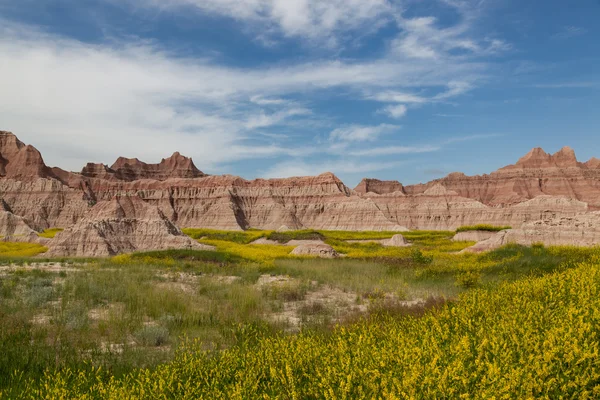 Badlands krajobraz — Zdjęcie stockowe